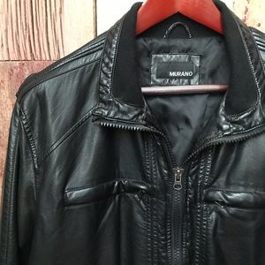 murano leather jacket